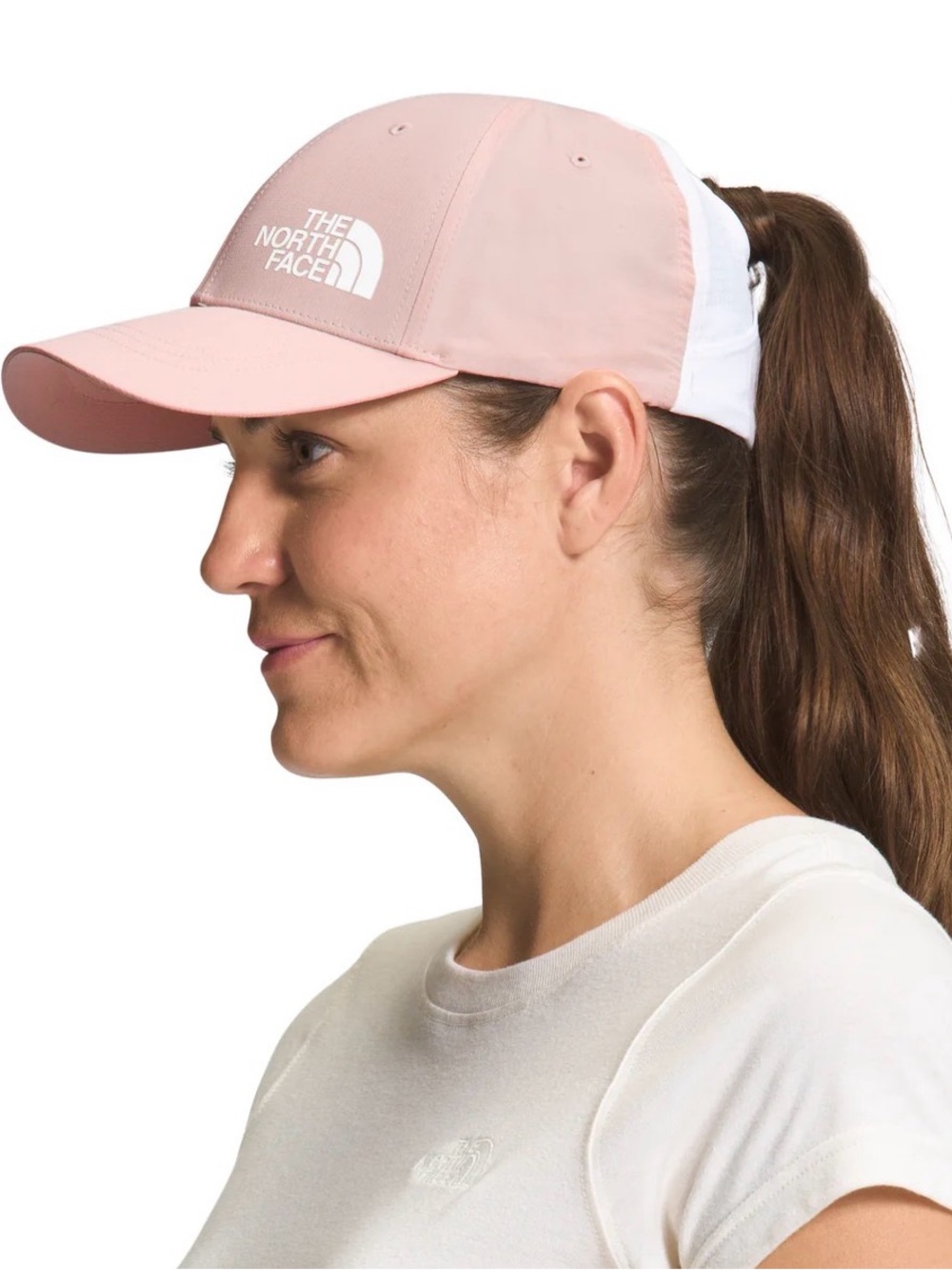 The North Face Wonen’s Horizon Hat Light Pink Baseball Cap BNWOT L-XL - Picture 7 of 8